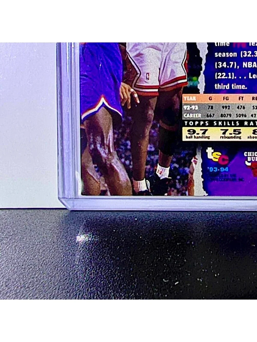Michael Jordan 1993-94 Topps Stadium Club #169 Basketball Card Chicago Bulls